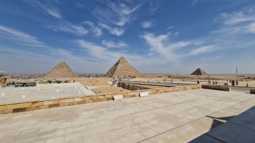 جولة يوم كامل من القاهرة: أهرامات الجيزة، وأبو الهول، والمتحف المصري مع غداء